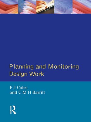cover image of Planning and Monitoring Design Work